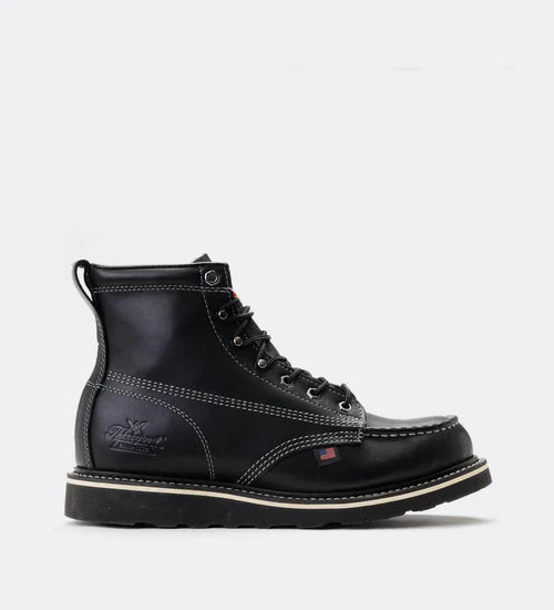 Thorogood Boots - American Heritage 6" Moc Toe - Midnight Black