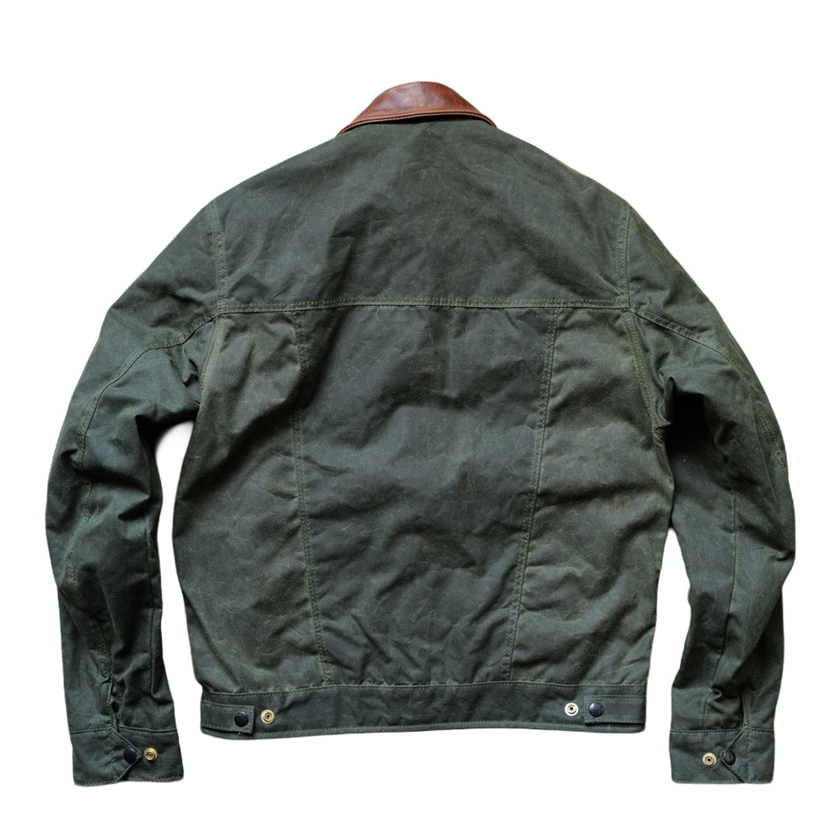 ButterScotch x Vanson - Territory Jacket - Olive Waxed Canvas (Pre-Order)