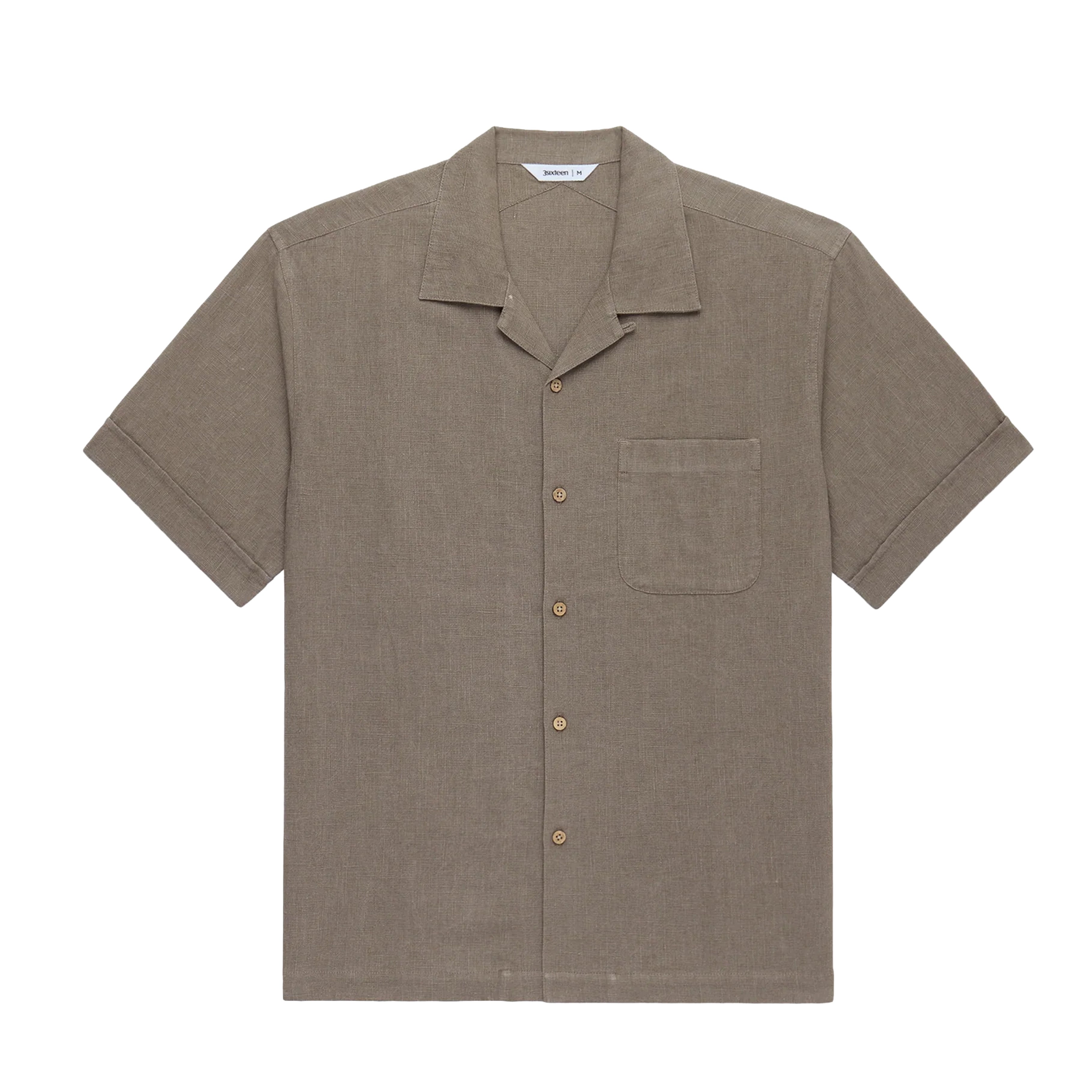 3sixteen - Vacation Shirt - Almond Linen