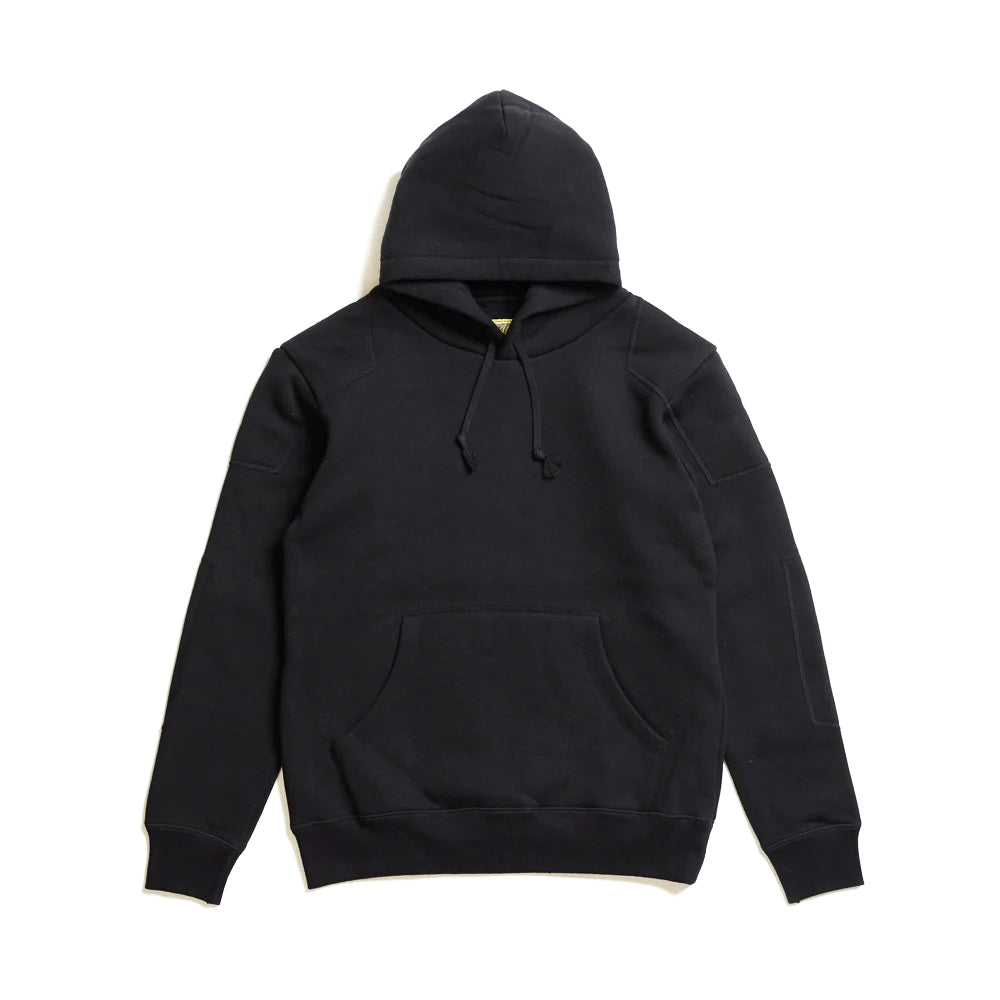 Addict Clothes - Heavy Weight Padded Pullover Hoodie Logo'd - Black