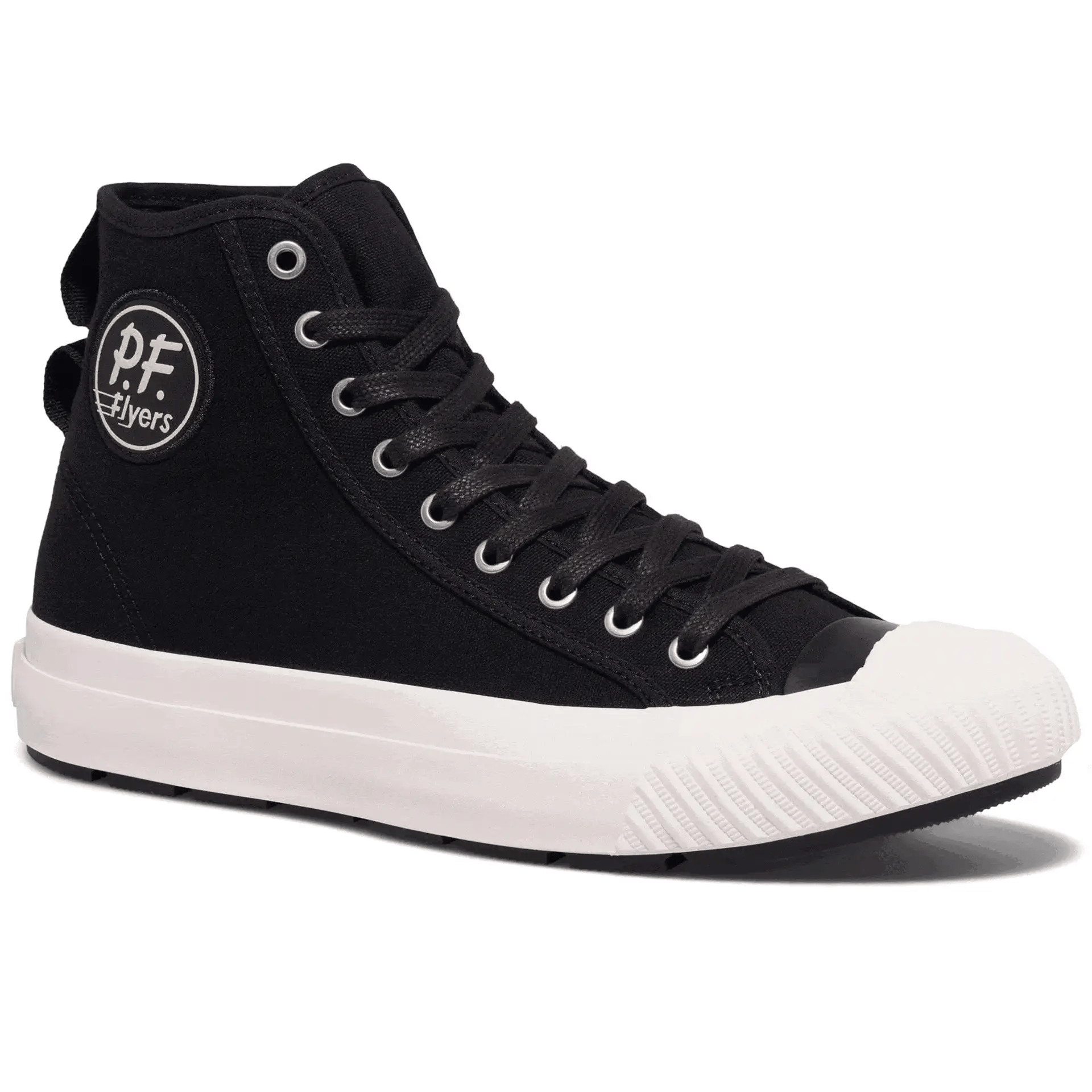 P.F. Flyers - Grounder Hi-Top - Black/Sea Salt