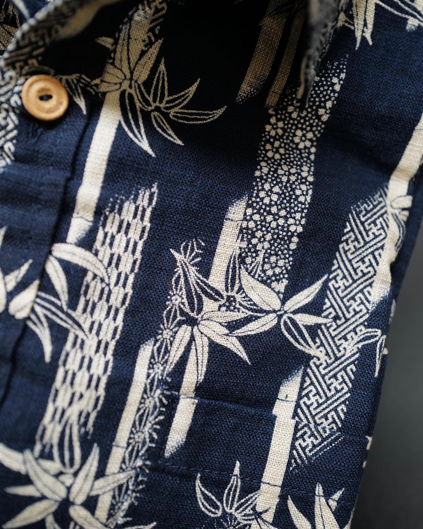 Momotaro - Bamboo Printed S/S Shirt