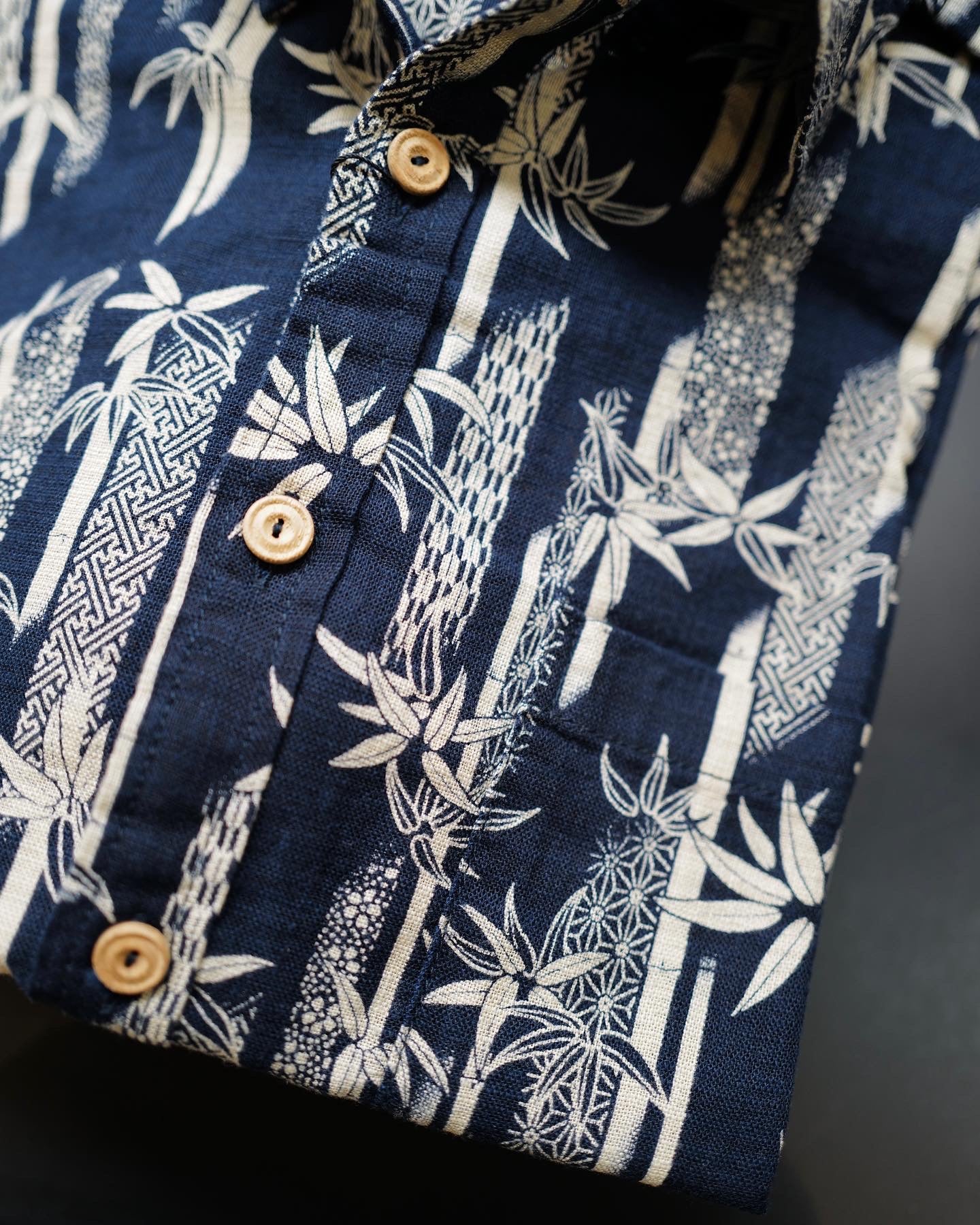 Momotaro - Bamboo Printed S/S Shirt