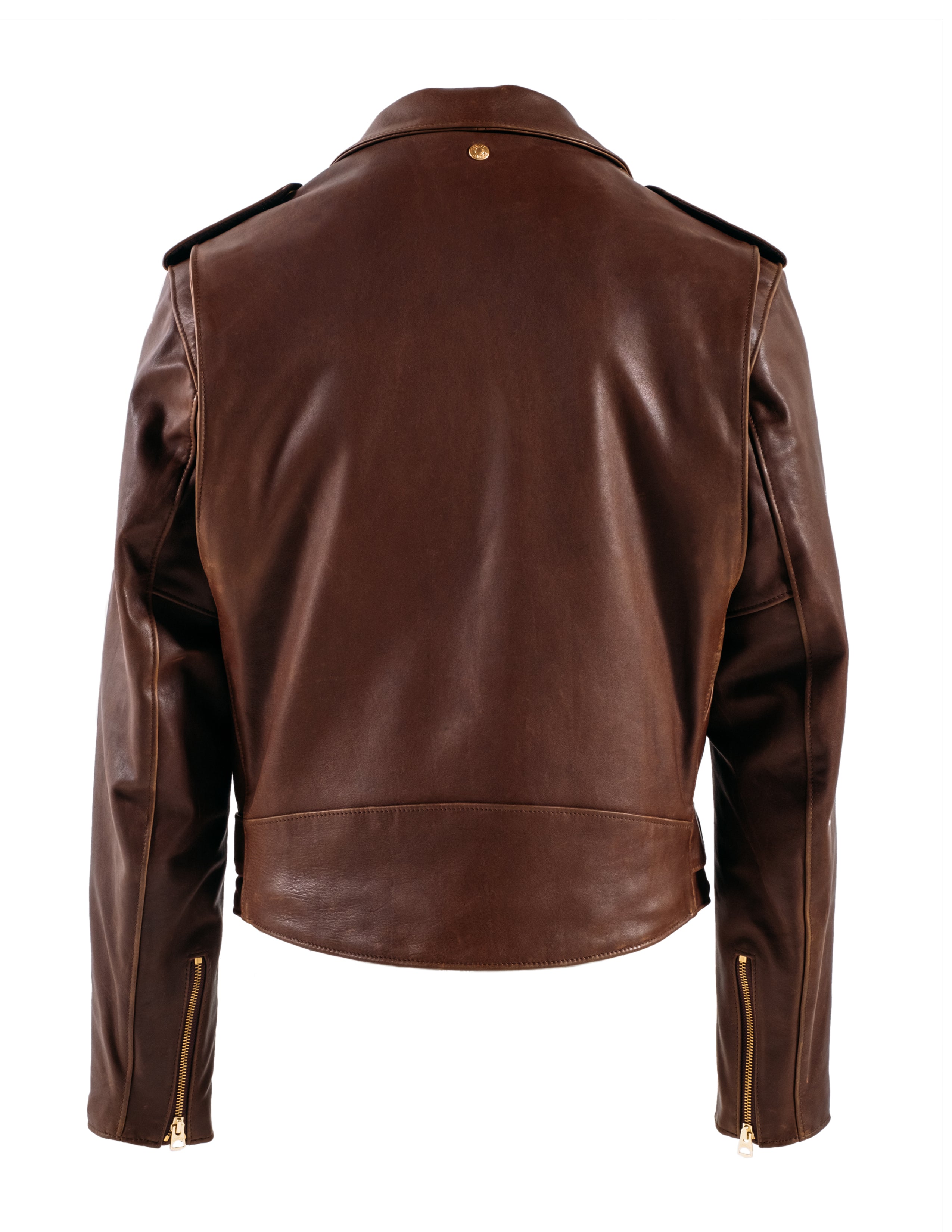 Schott N.Y.C - P656H - Chocolate Brown Horsehide