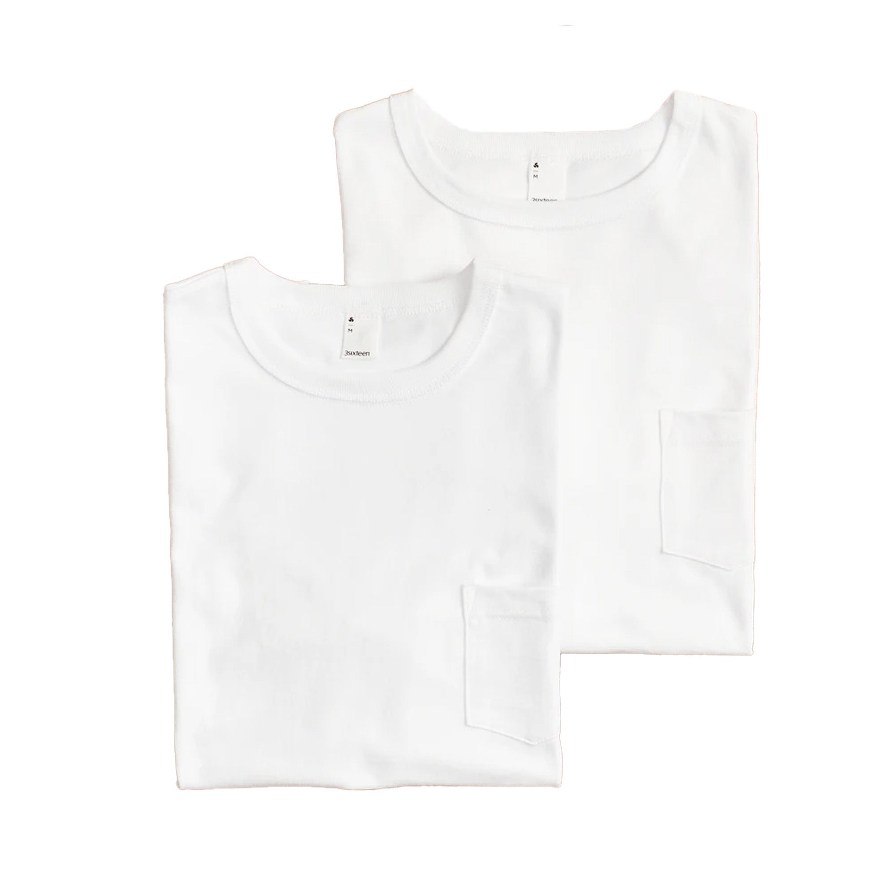 3sixteen - Pima Pocket Tee (2 Pack) - White