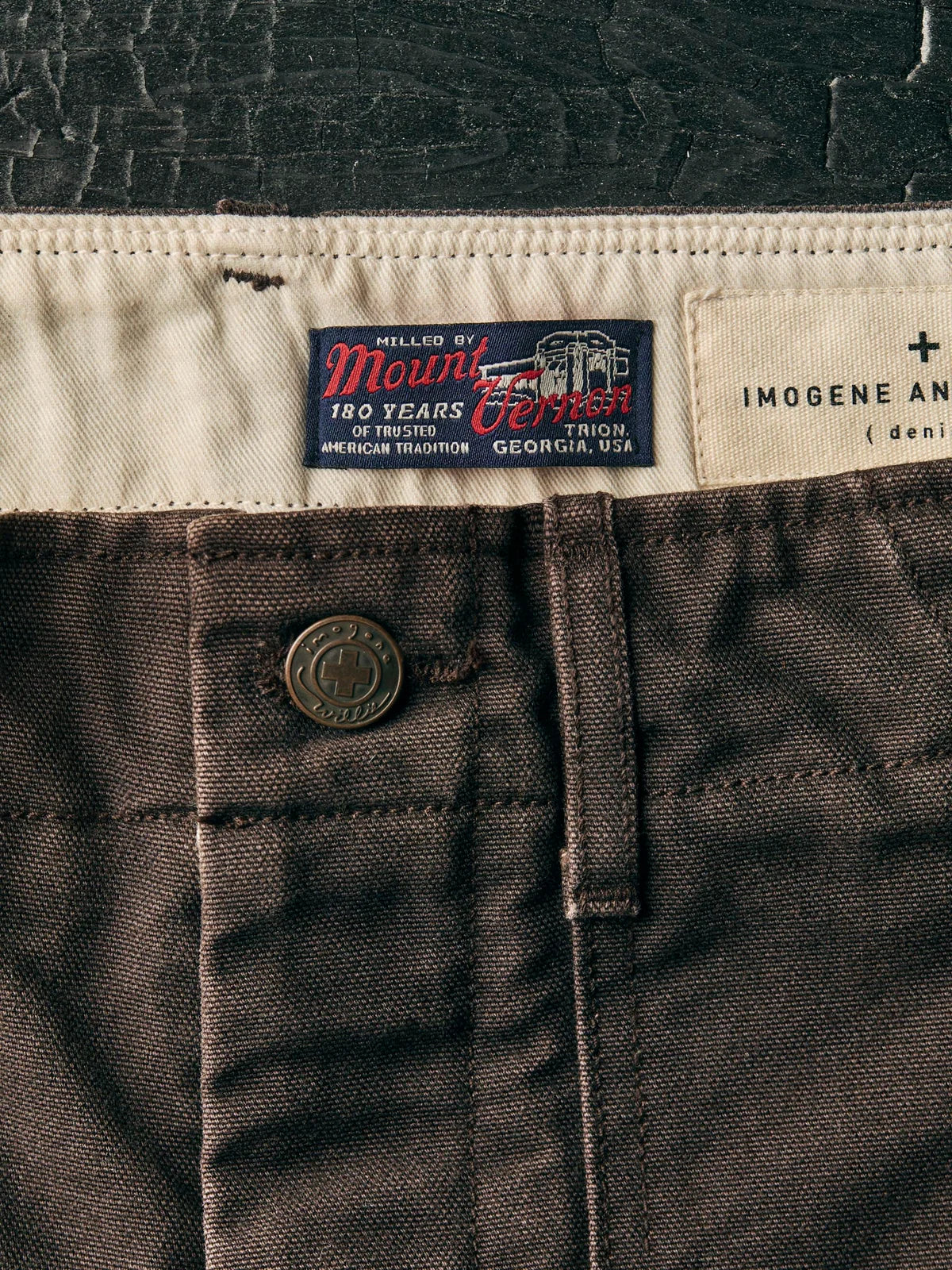imogene + willie - Hencye Double Knee Pant - Carob