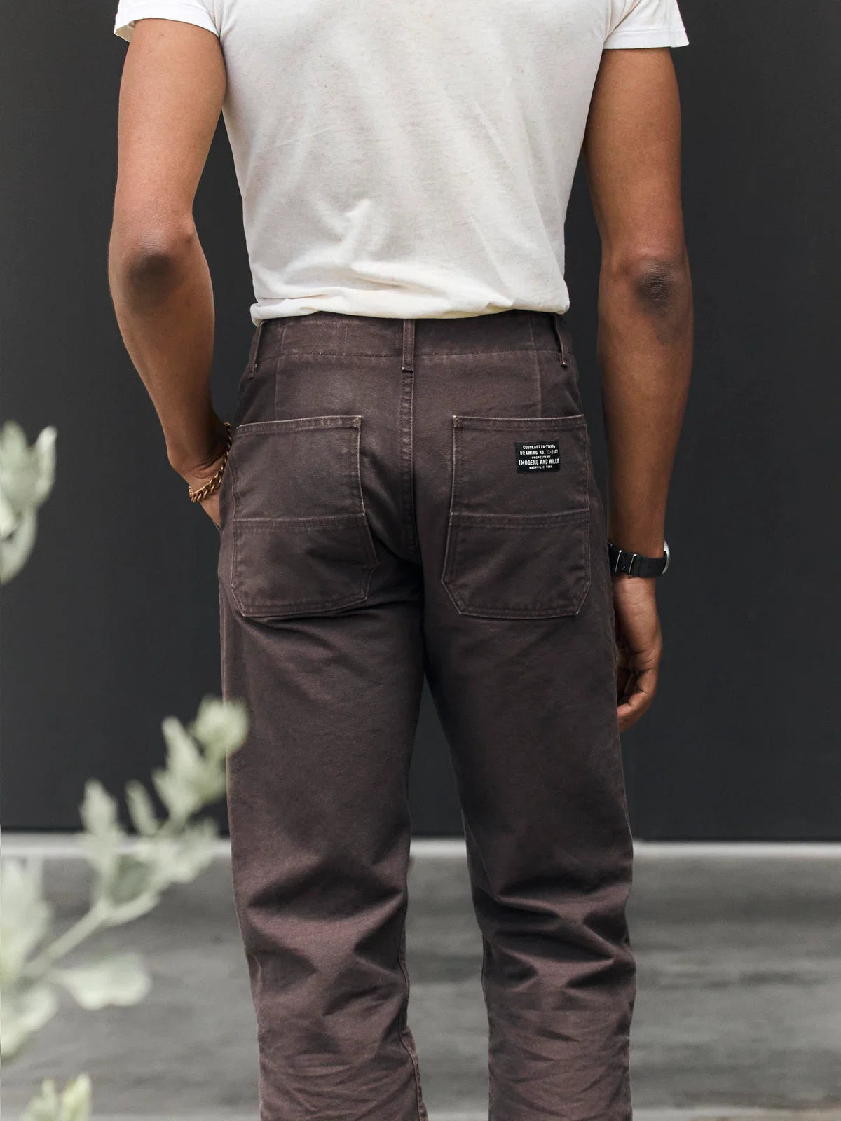 imogene + willie - Hencye Double Knee Pant - Carob