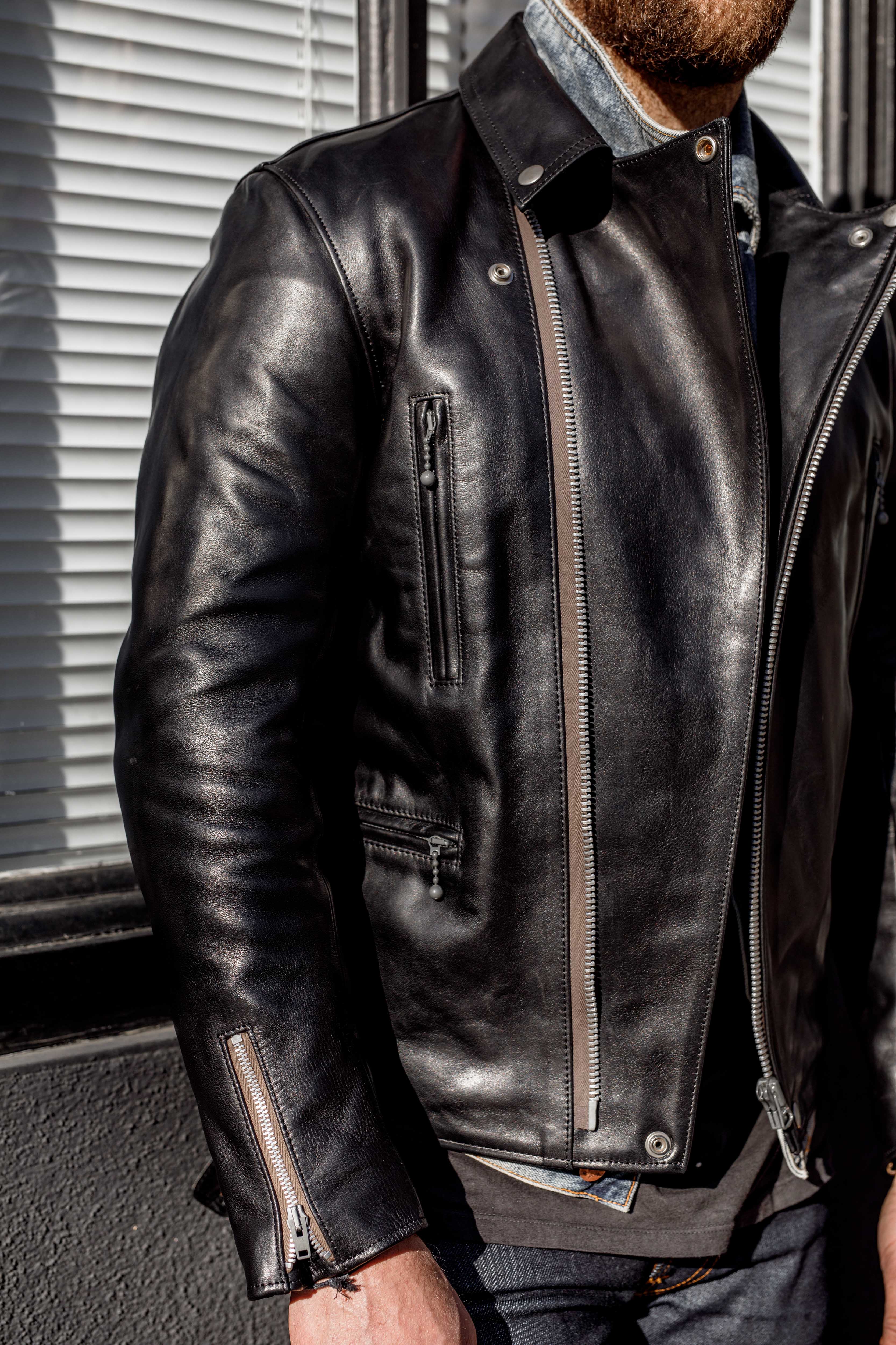 ADDICT Clothes - Double Riders Jacket - Horsehide Leather