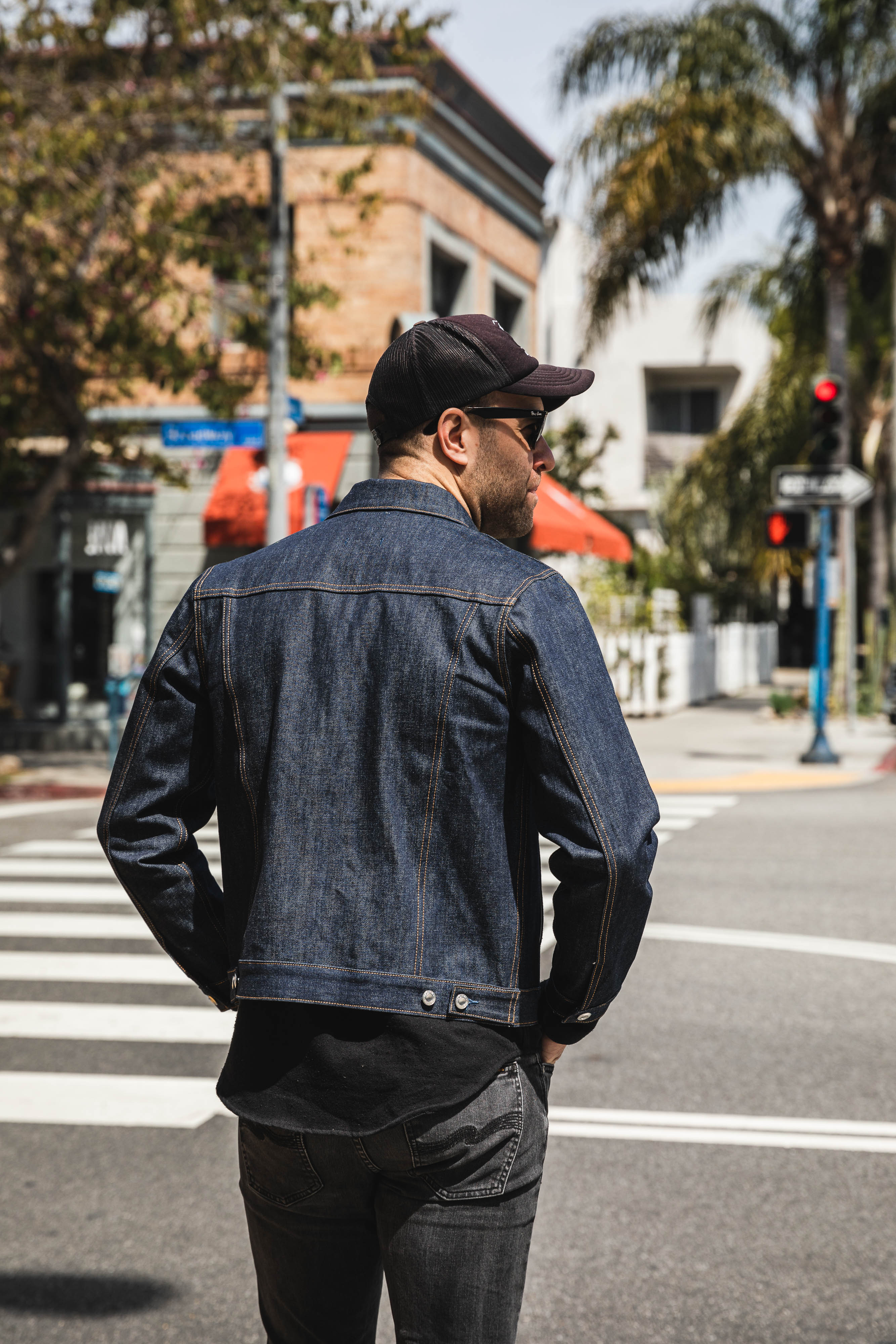 Vtg Kurabo Prime Blue Benzak hotsell Raw Denim Selvedge Lined Talon Zip Jacket Men Small