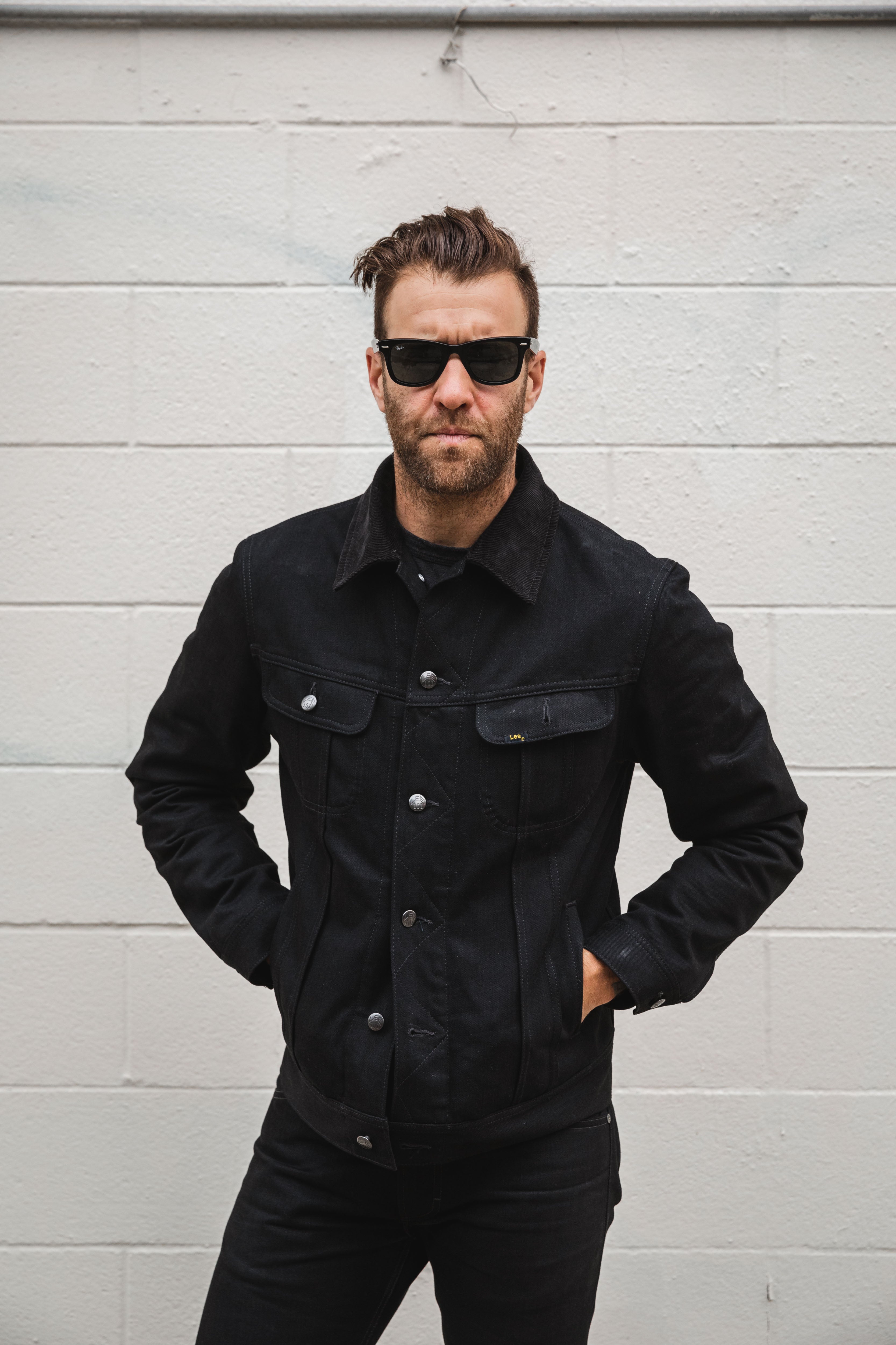 Tommy's Closet - Lee 101 - Storm Rider - 13oz Dry Black (Size Medium)