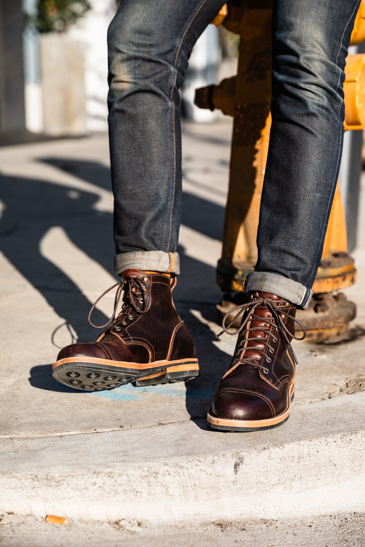 Tommy's Closet - Truman Boot Co. - Java Waxed Flesh Boot (Size 8.5)