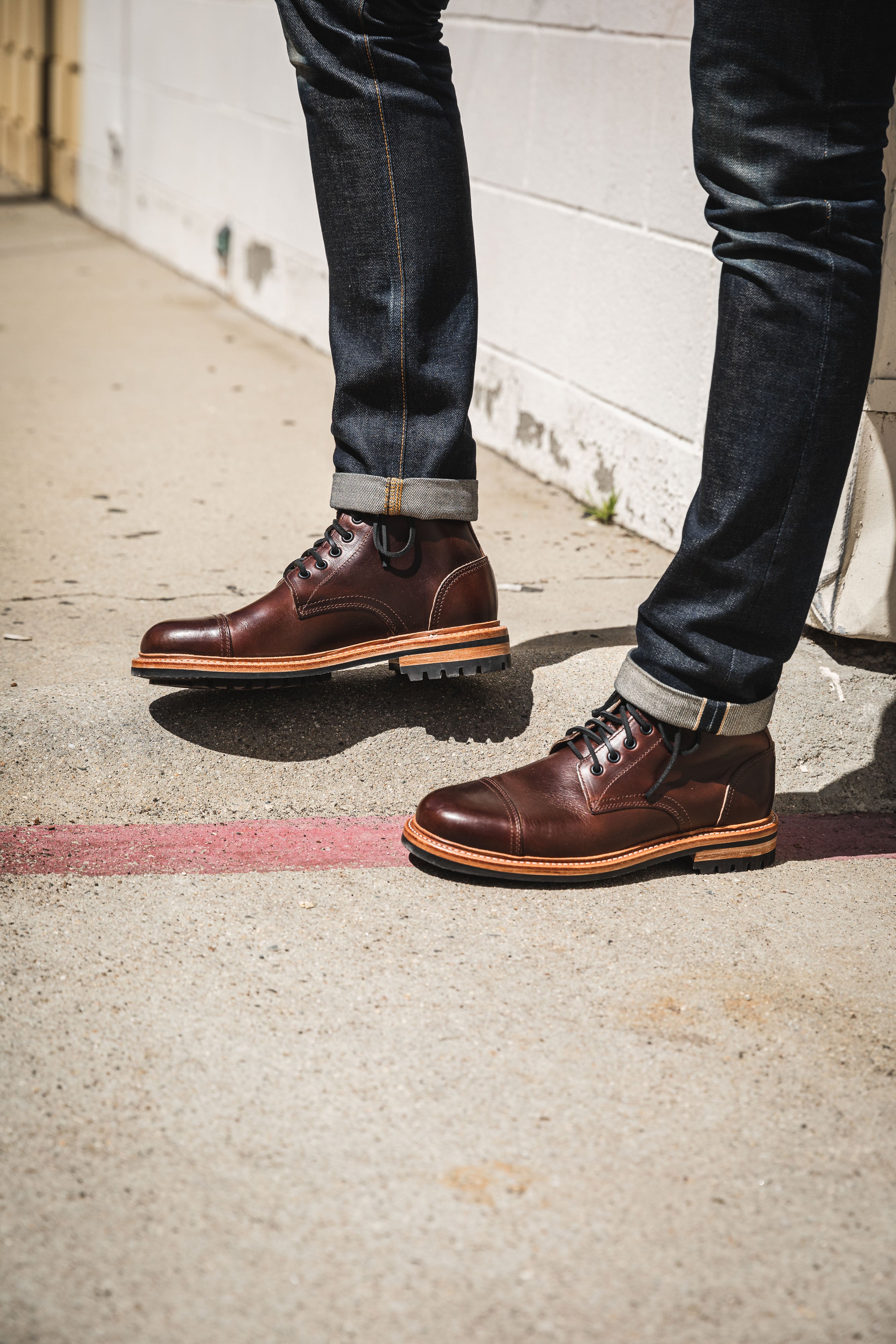 Oak Street x Butterscotch 93 Cap Toe Trench Boot 8