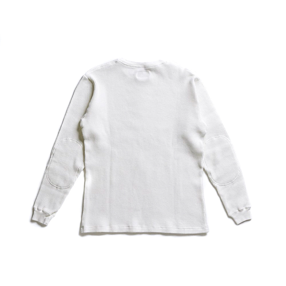 ADDICT Clothes - Heavy Weight Waffle Crew - White