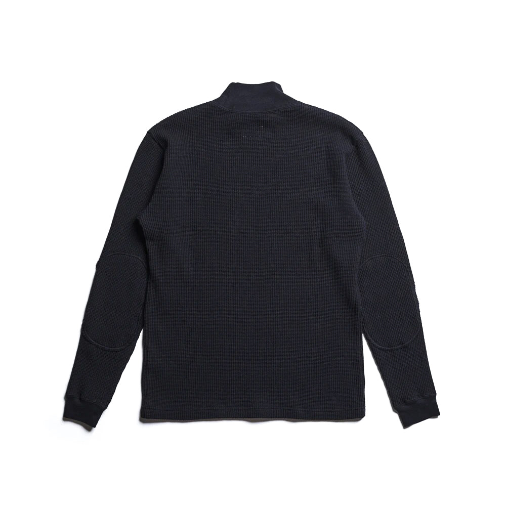 ADDICT Clothes - Heavy Weight Waffle Crew - Black