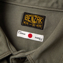 Benzak Denim Developers - Scout Overshirt 9.5oz Twill - Olive Green