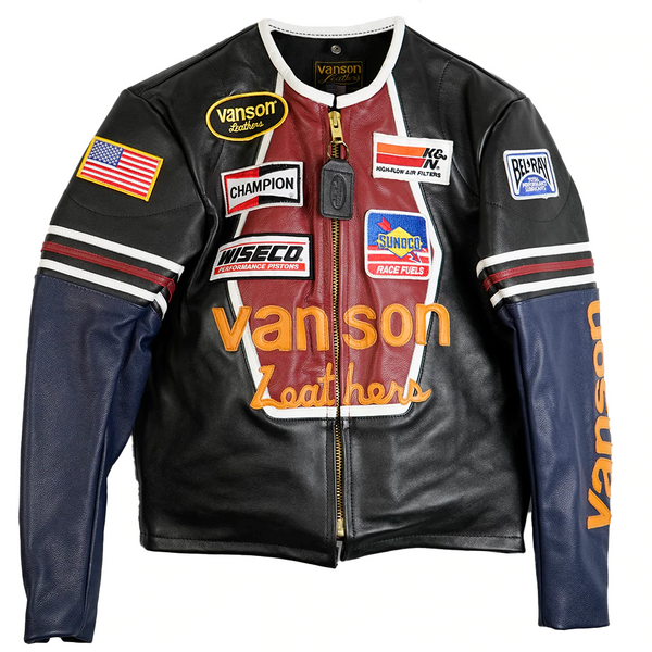 VANSON Leather Jacket  肉厚 ヴィンテージ　高級感ずっしり重量感