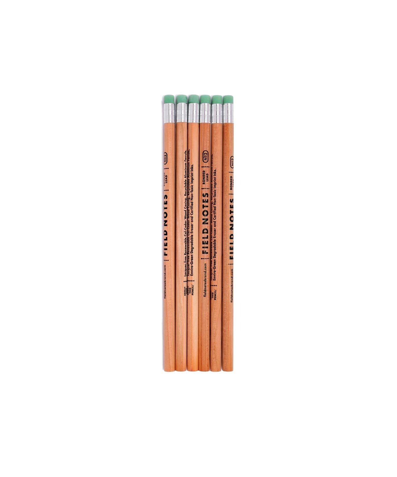 Field Notes- No. 2 Woodgrain Pencil 6-Pack