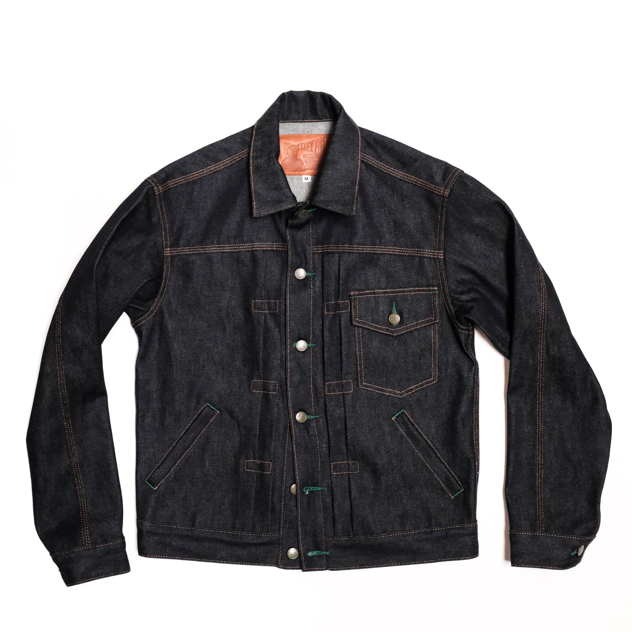 Left Field NYC - Indigo Muleskinner Denim Jacket-13 oz Cone White Oak ...