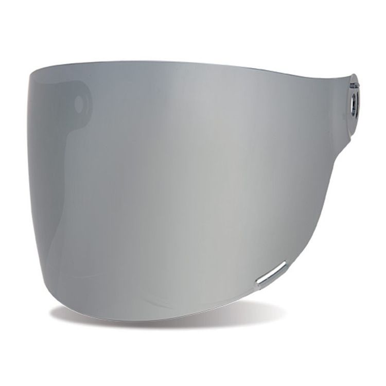 Bell Helmets - Bullitt  - Flat Face Silver Iridium Visor w/ Brown Pull Tab