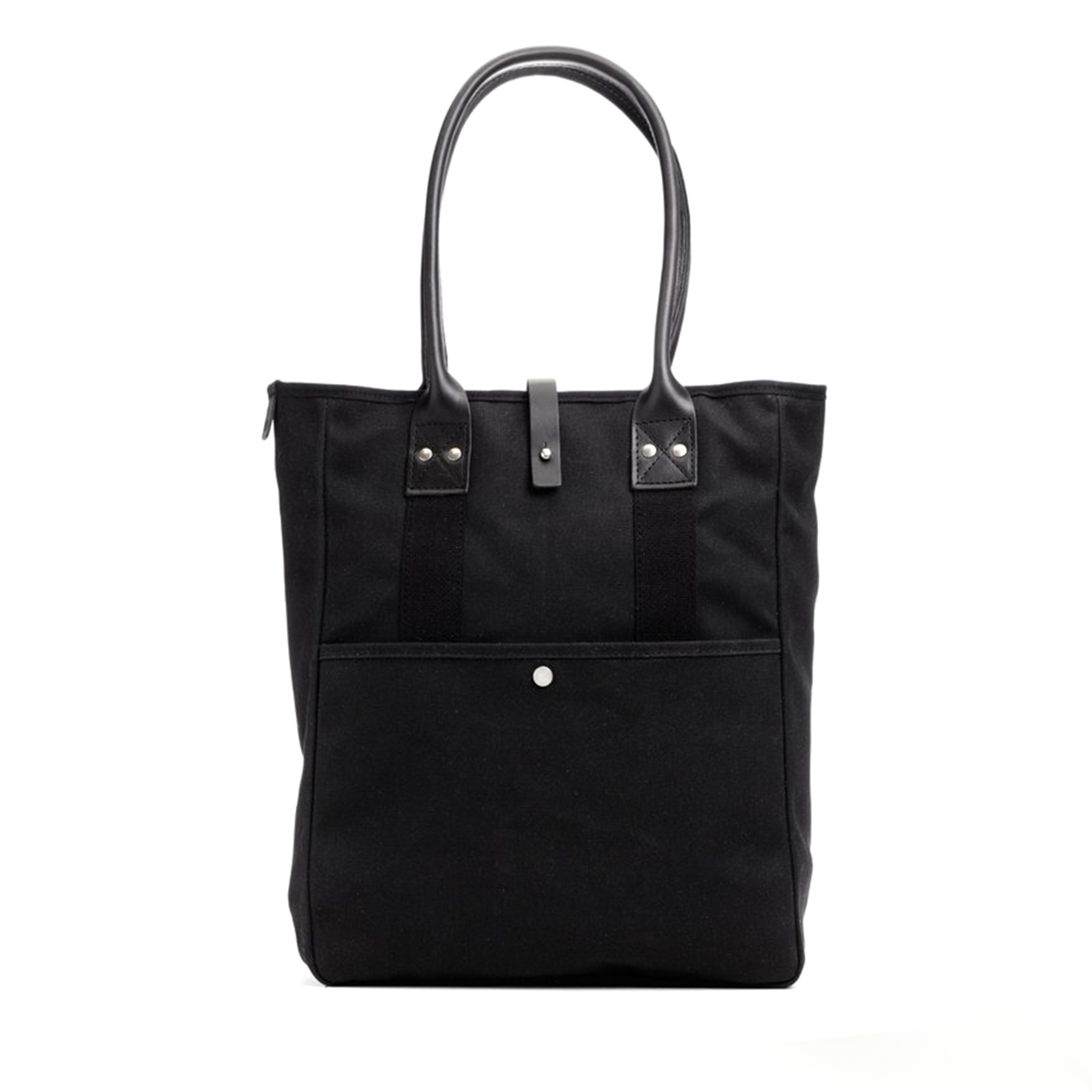 Billykirk - Waxed Canvas Commuter Tote - Black