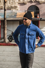Lee 101 - Wool Overshirt - Lake Blue