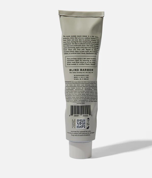 Blind Barber - Watermint Gin Shave Cream