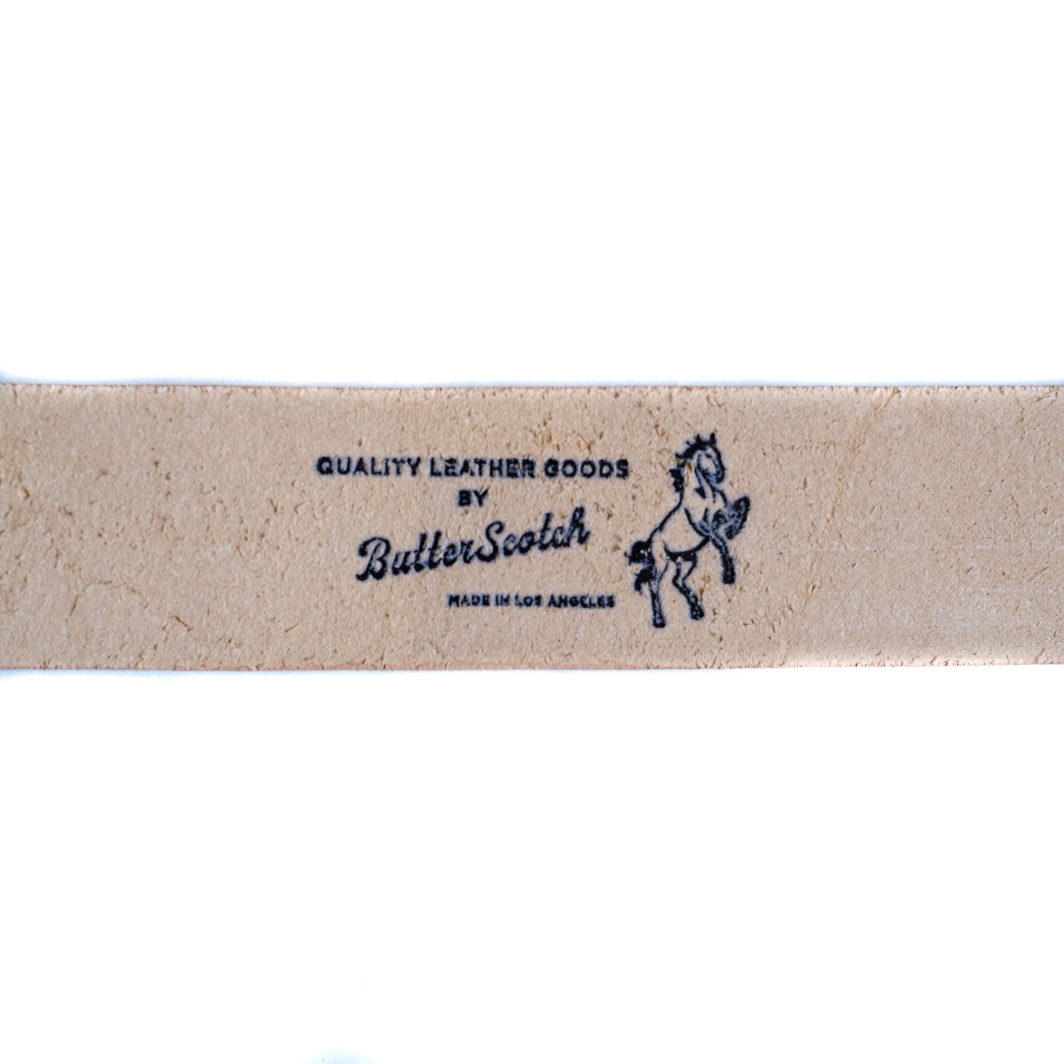 ButterScotch - 1.5" Roller Bar Belt - Natural & Nickel
