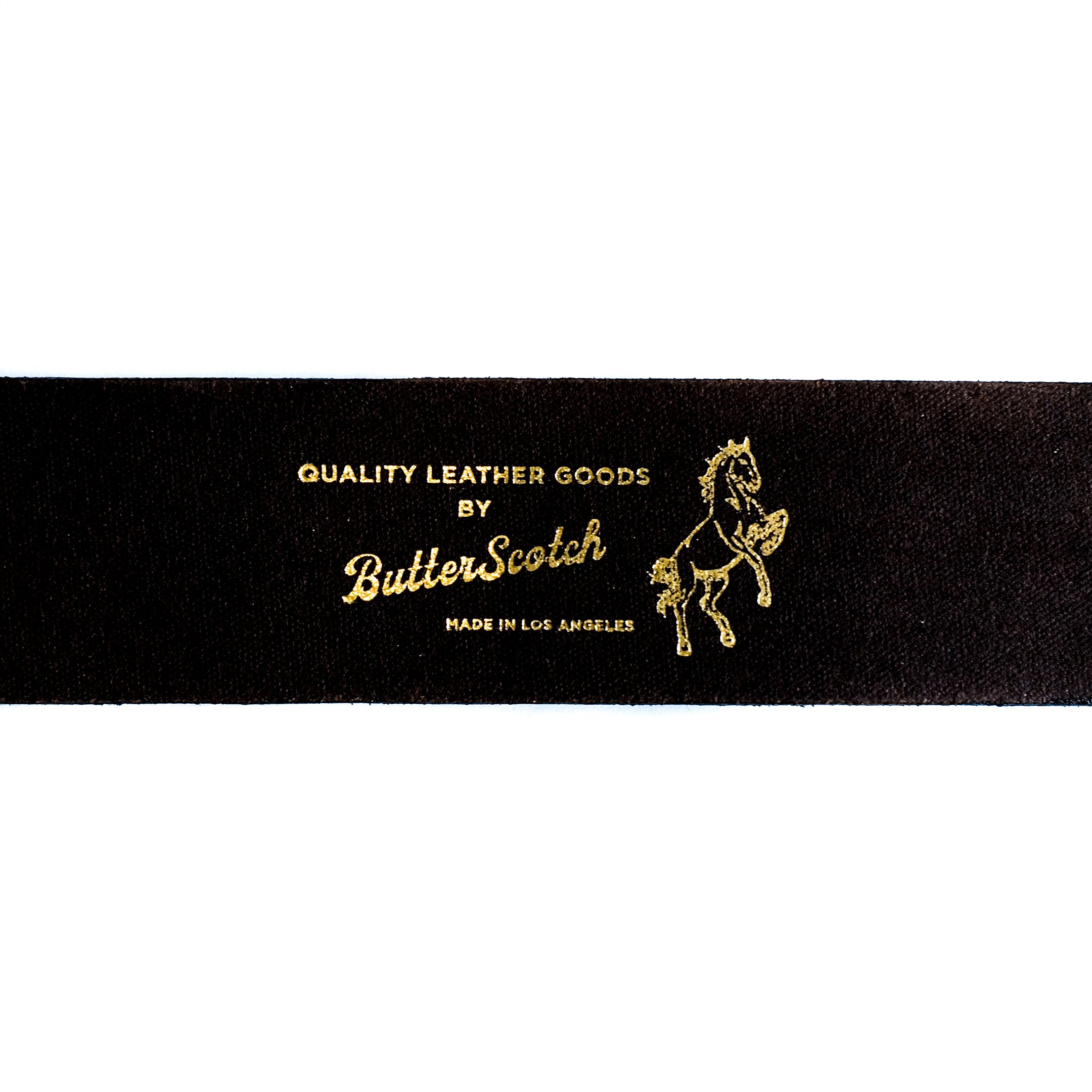 ButterScotch - 1.5" Roller Bar Belt - Black & Nickel